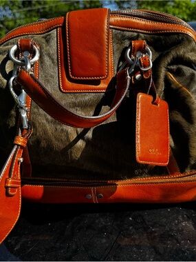 Leather Bag in Rich Saddle Brown